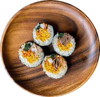 Kimbab Bulgoghi, 12 pezzi, come servito al Dream