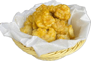 Pollo fritto in soia, come servito al Dream